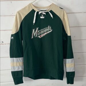 Minnesota Wild Green and Cream Hockey Jersey
